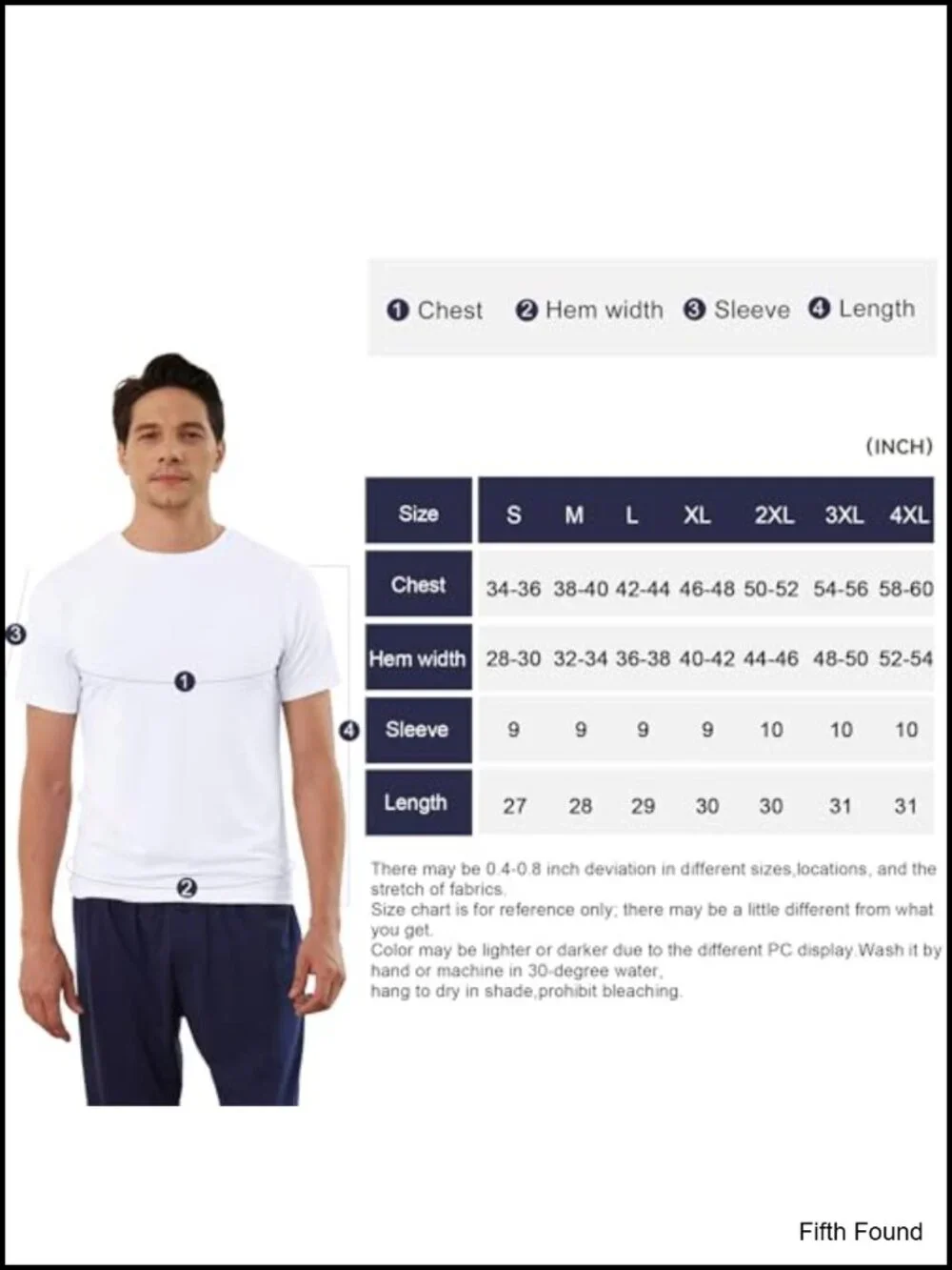 Men's Moisture Wicking Crewneck Undershirts 6 Pack Breathable Stretch Tees